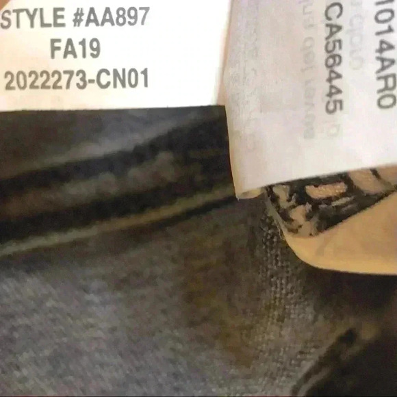 Madewell Boot Cut Jeans Cali Demi Boot Grey Button Fly Cropped - Picture 10 of 10